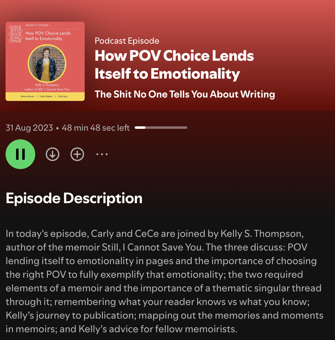 Podcast screengrab